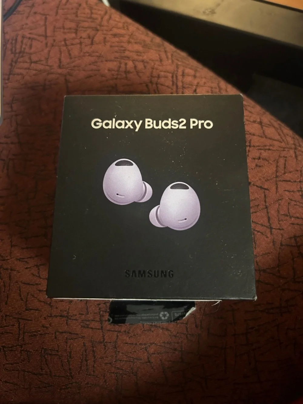 Samsung Black Earbuds Box with White Label